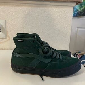 Vans Green High-Top Sneakers